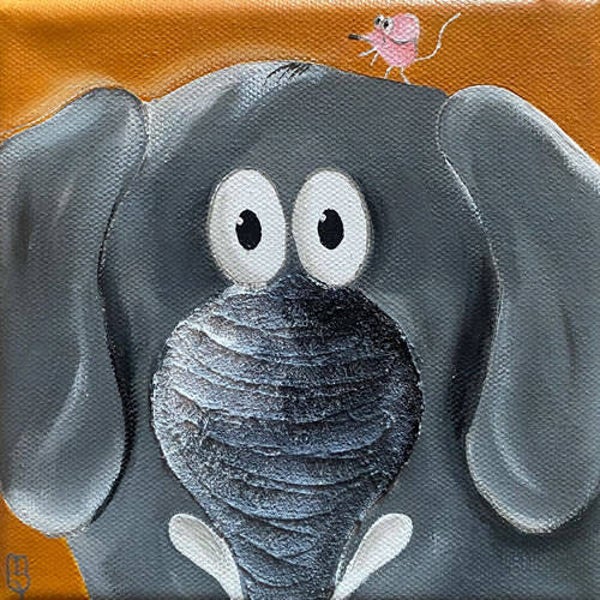 15x15 cm Elefant „Emil“