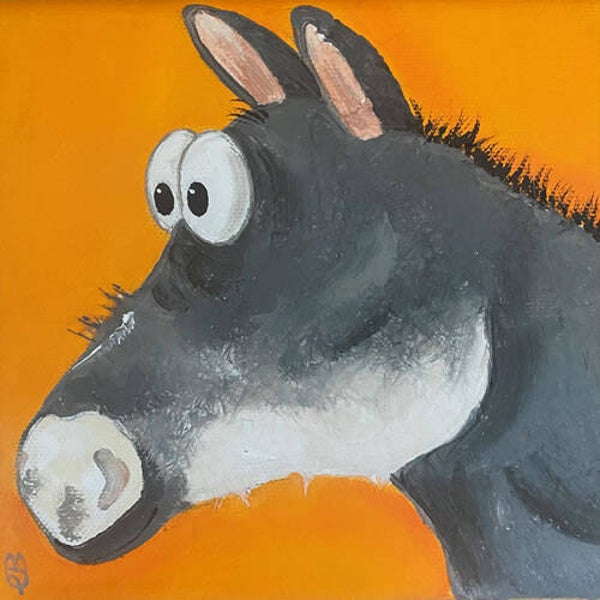 15x15 cm Esel "Ernie"
