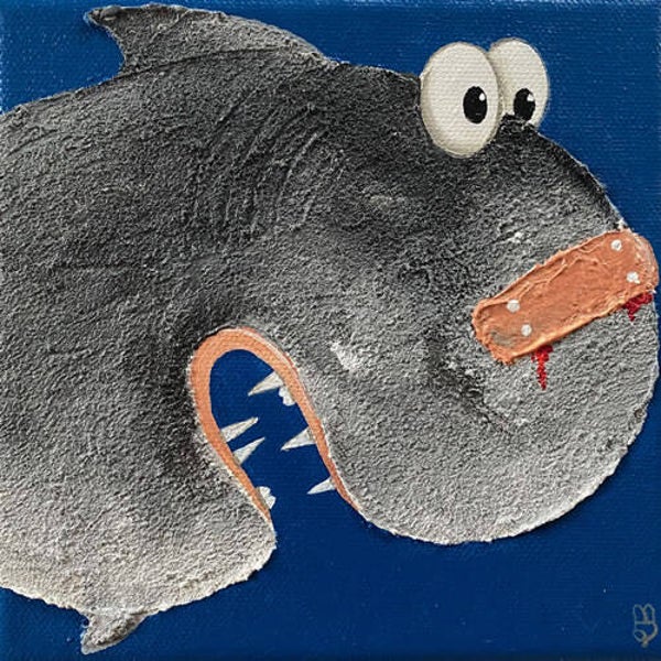 15x15 cm Hai "Hubert"