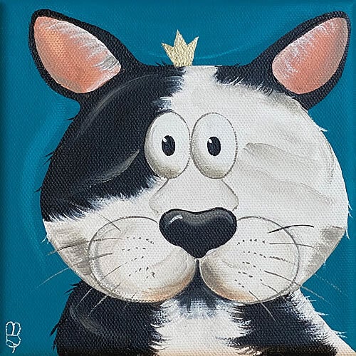 15x15 cm Katze „Karli“