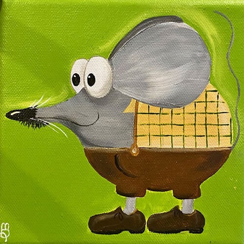15x15 cm Maus "Manfred"