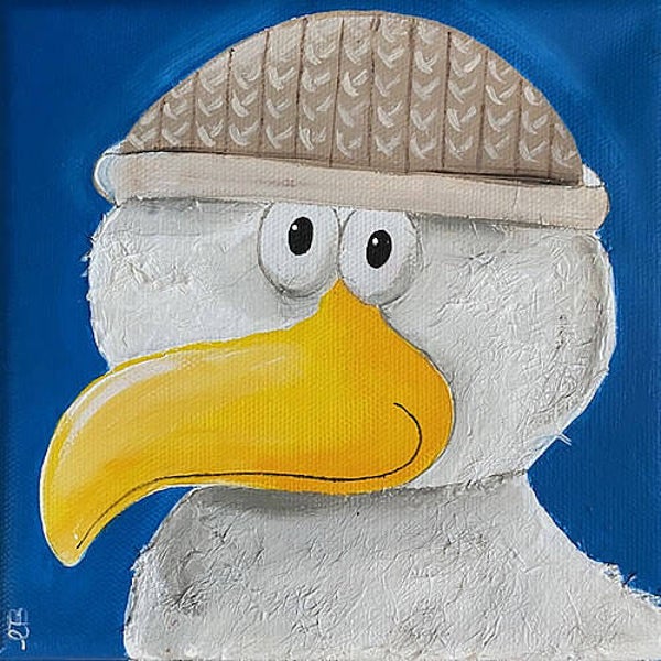 15x15 cm Möwe "Manfred"
