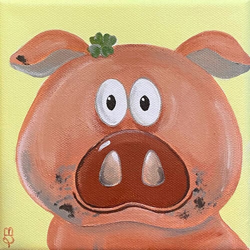 15x15 cm Schwein "Sven"