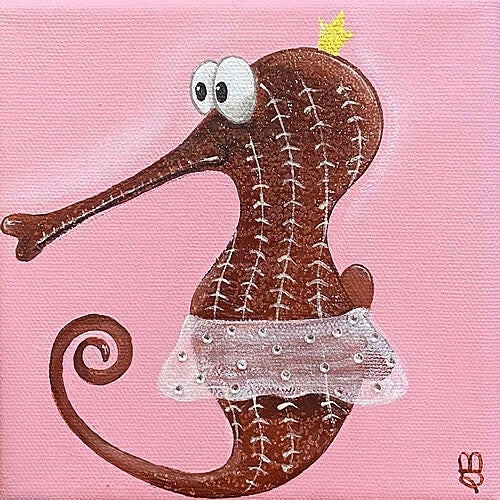 15x15 cm Seepferd „Sigrid“