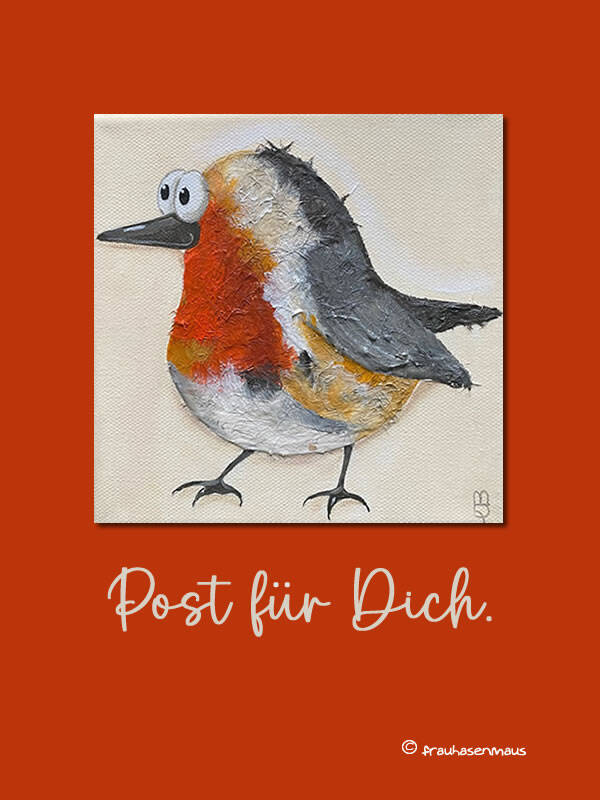 Karte "Post für Dich."