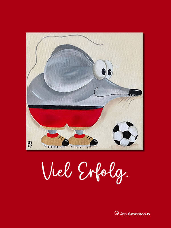 Karte "Viel Erfolg."