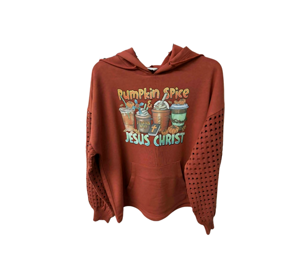 Pumpkin Spice & Jesus Christ Hoodie