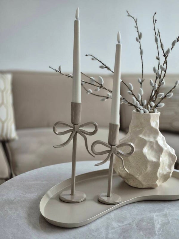 Metalen kandelaren strik