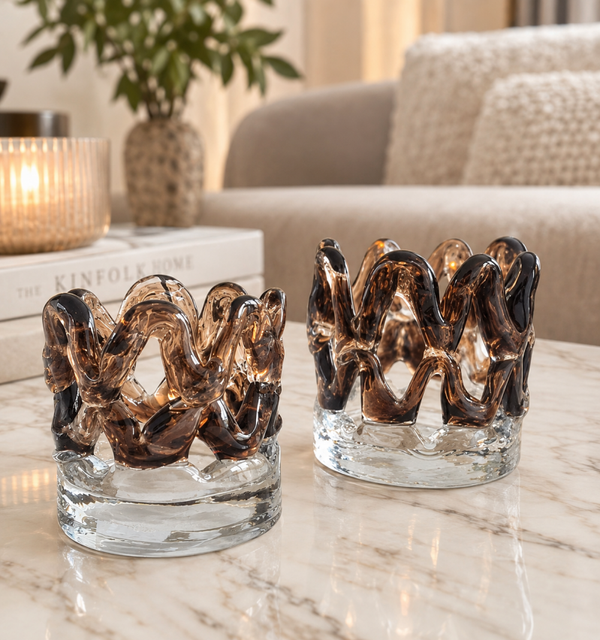 Colmore waxinelichthouder - Votive FUEGO brown