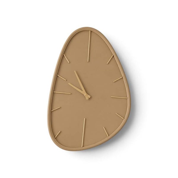 Wandklok beige 70 cm