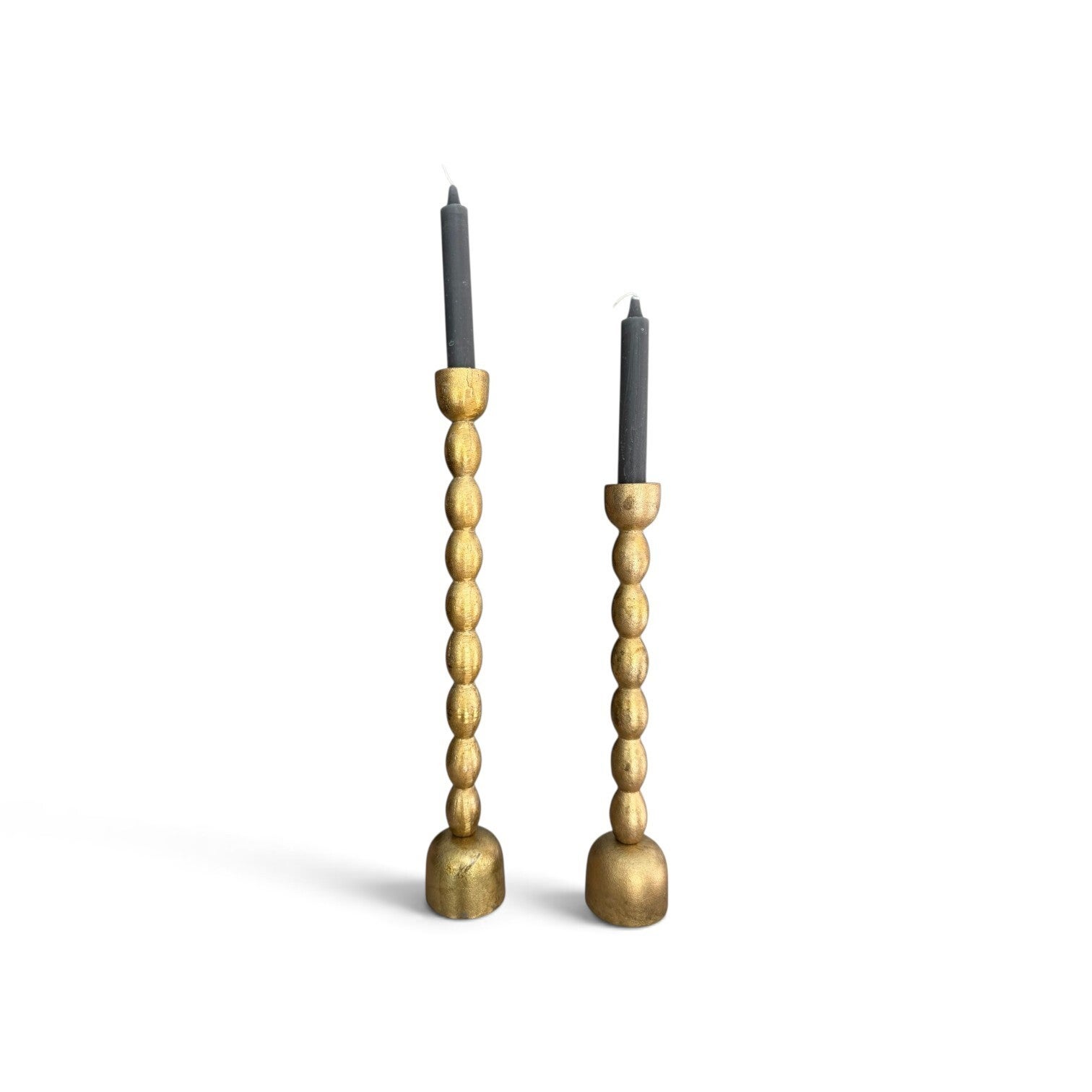 Kaarsenstandaard | Goud | Bollen