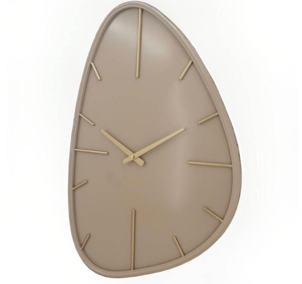 Wandklok beige