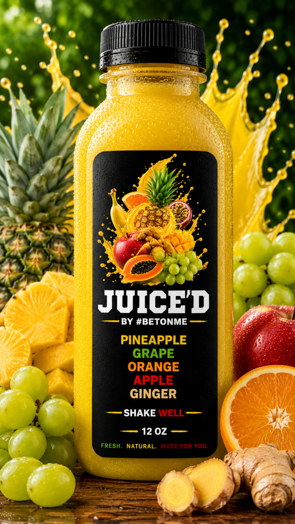 Pineapple, Grape, Orange, Apple, Ginger
