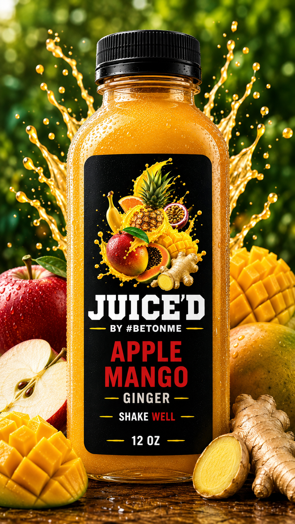 Apple, Mango, Ginger