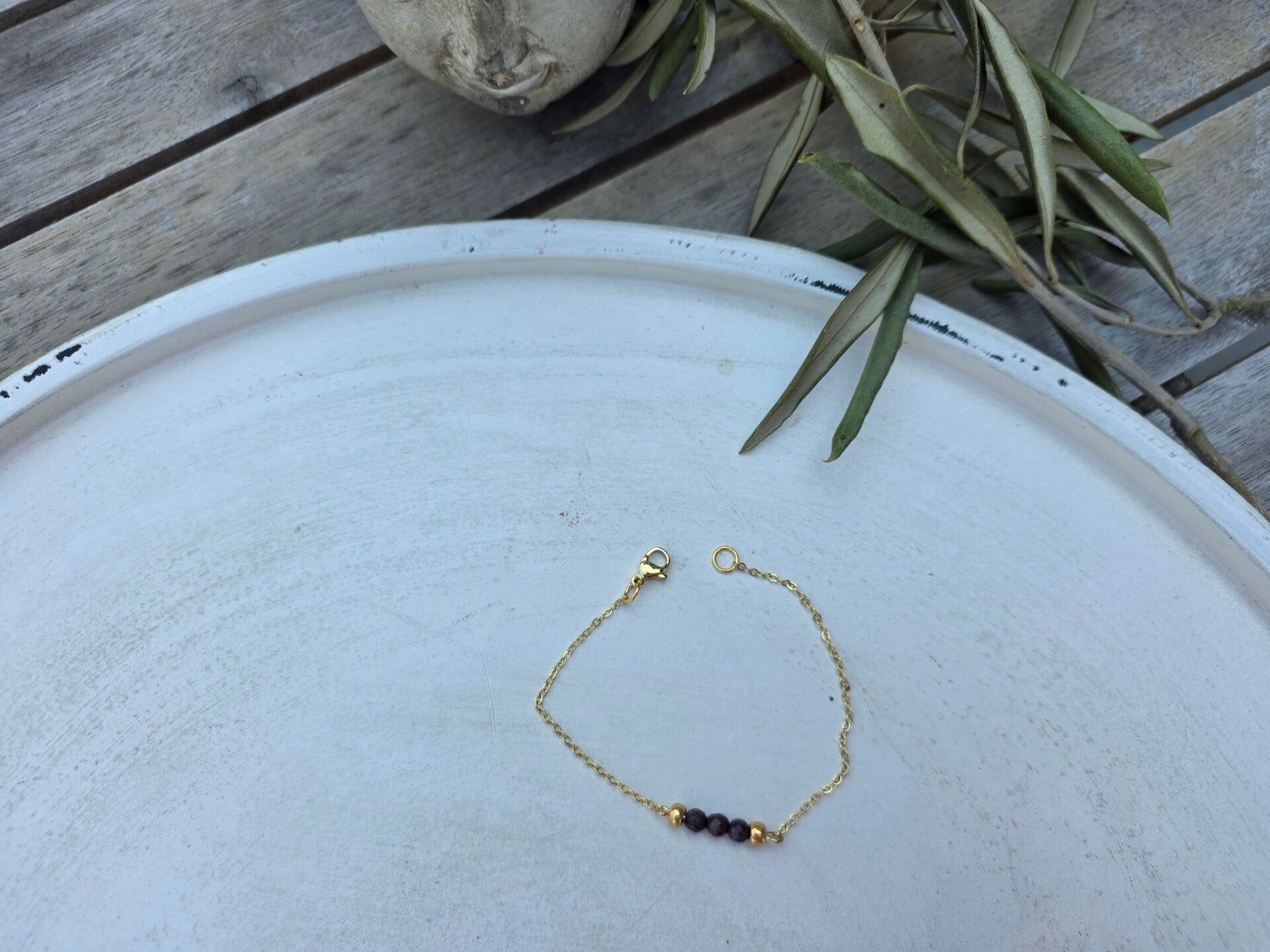 armband met granaatsteen