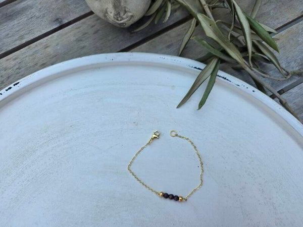 armband met granaatsteen