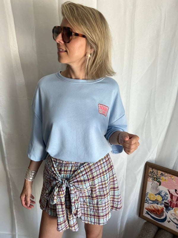 Sol - Blue Shirt Soleil