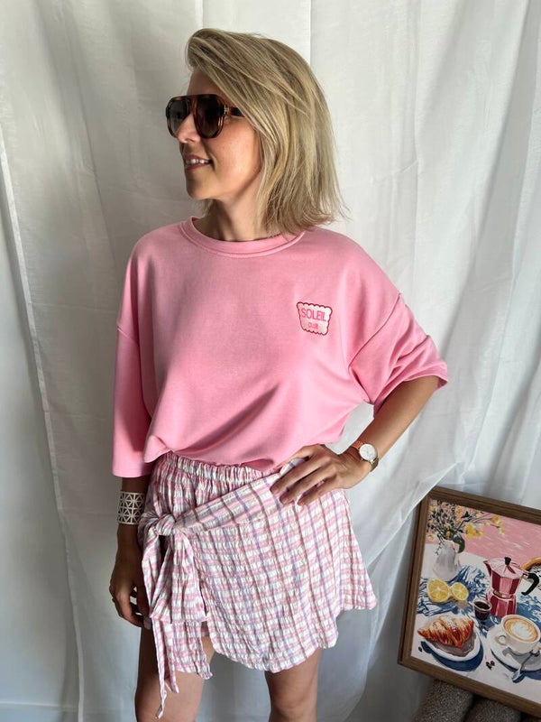 Sol - Pink Shirt Soleil
