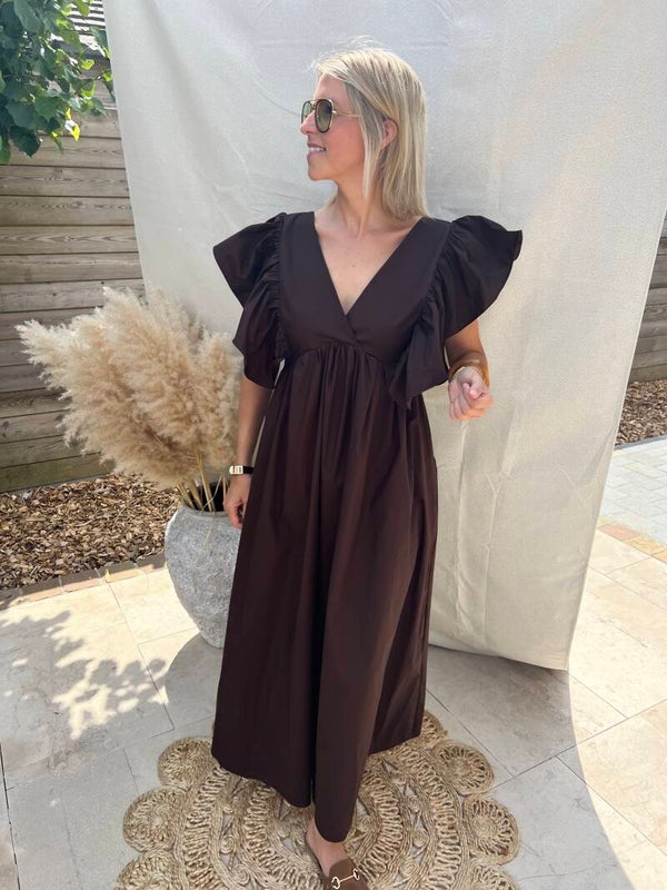 Lola - Brown Long Dress