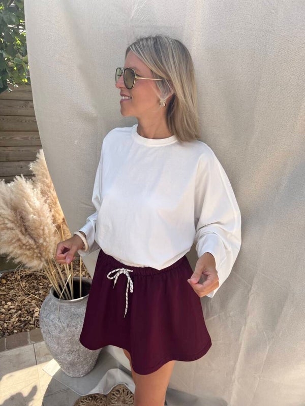 Cecile - White Longsleeve