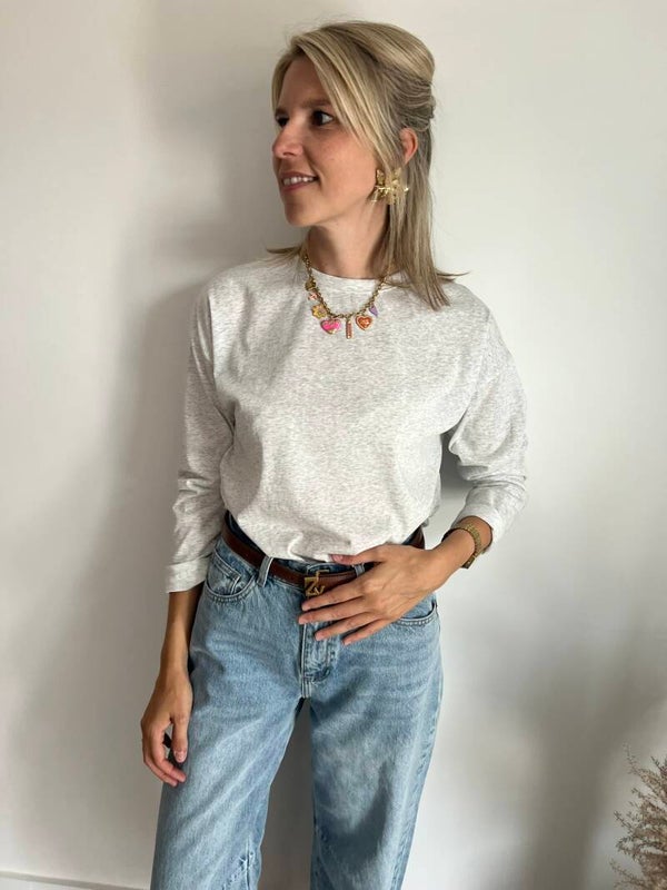 Mae - Light Gray Shirt