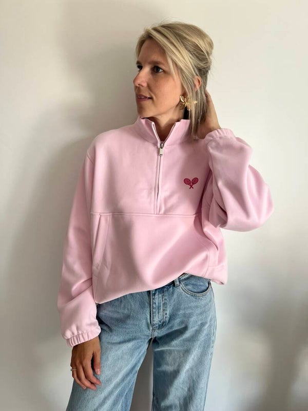 Rose - Pink Sweater Tennis