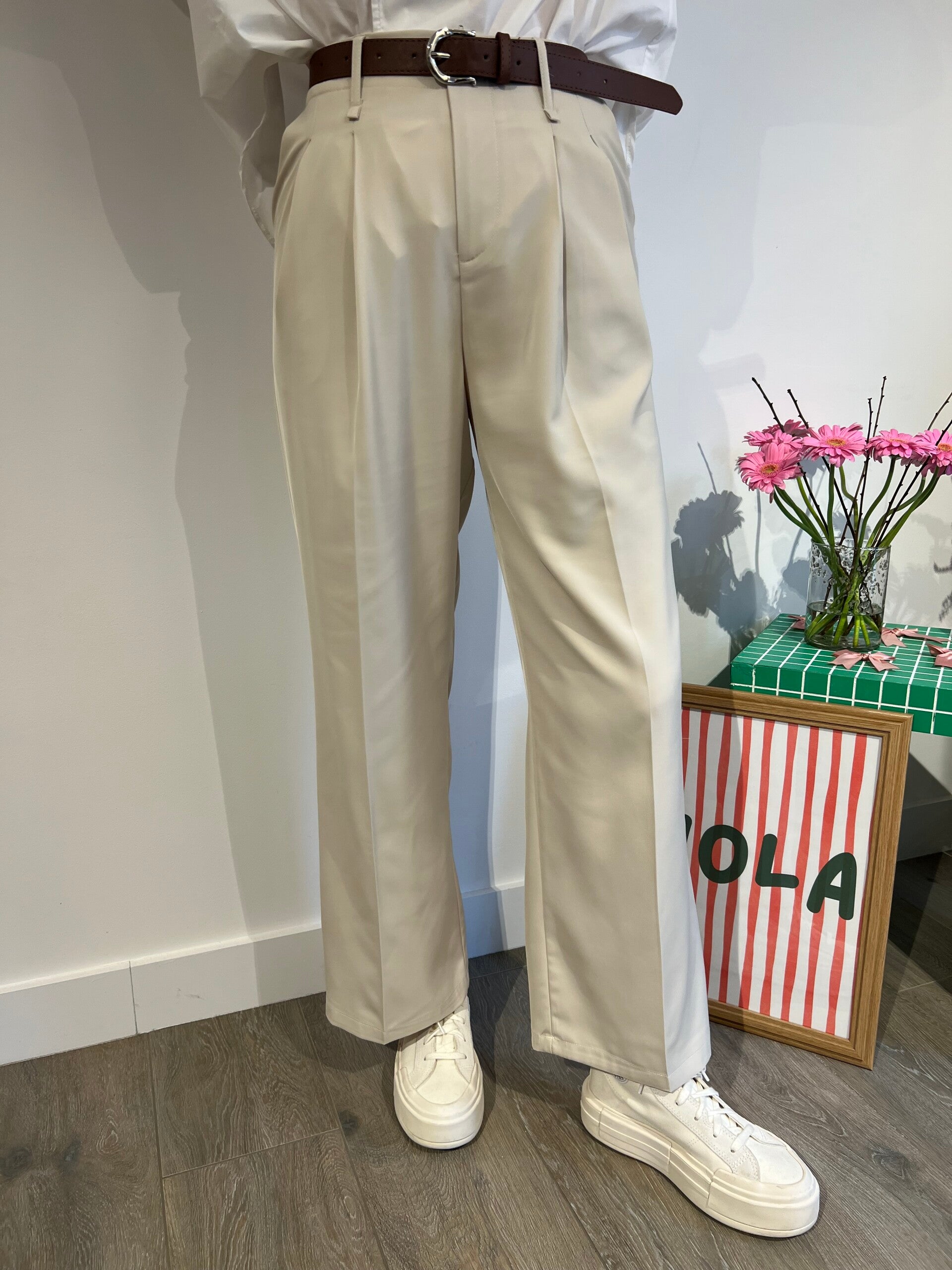 Liv - Beige Pants Belt