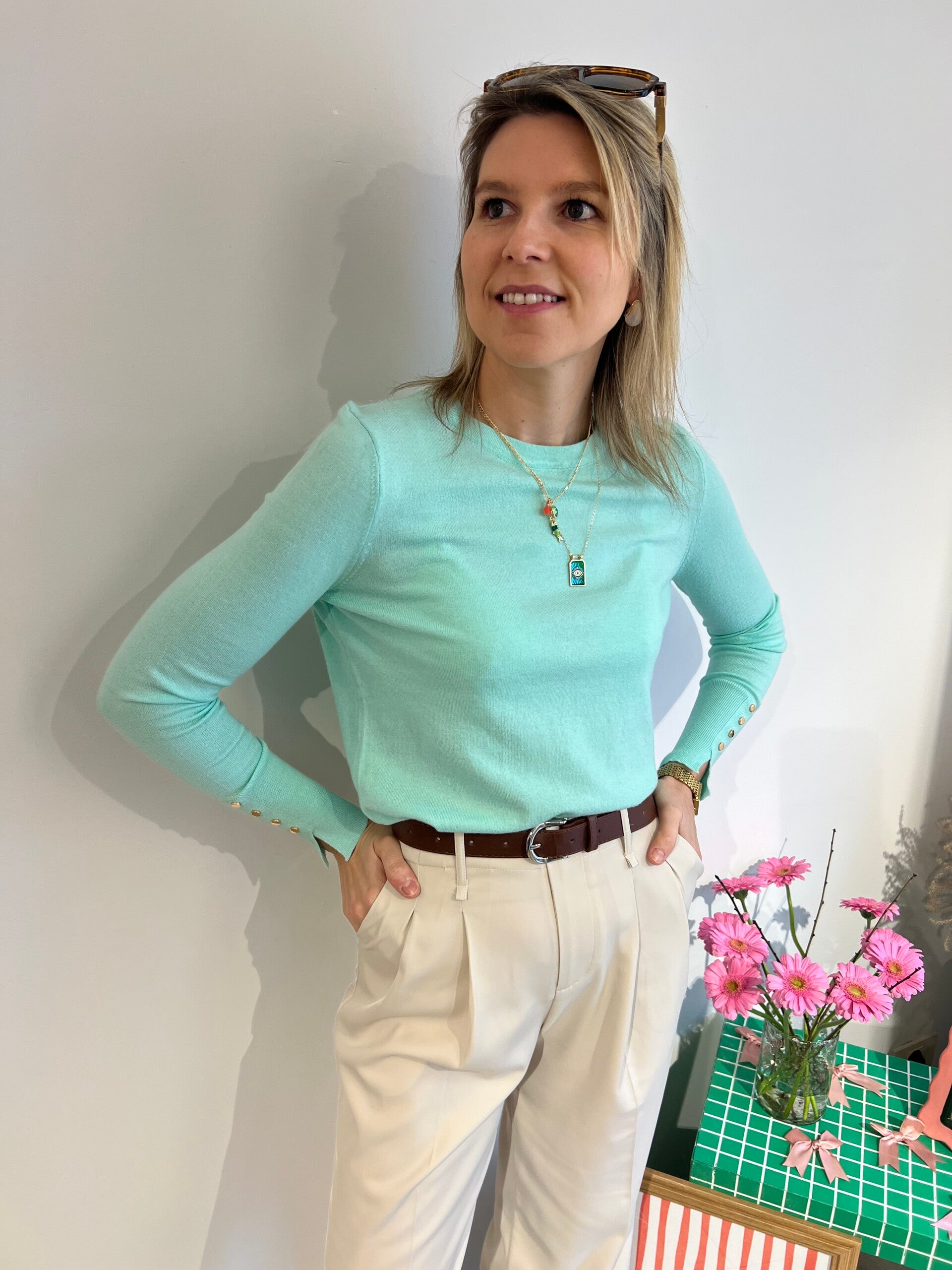 Fie - Mint Green Pull