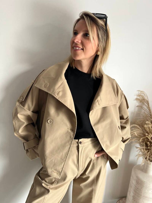 Lise - Camel Trenchcoat