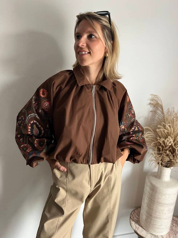 Meau - Brown Puffer Jacket