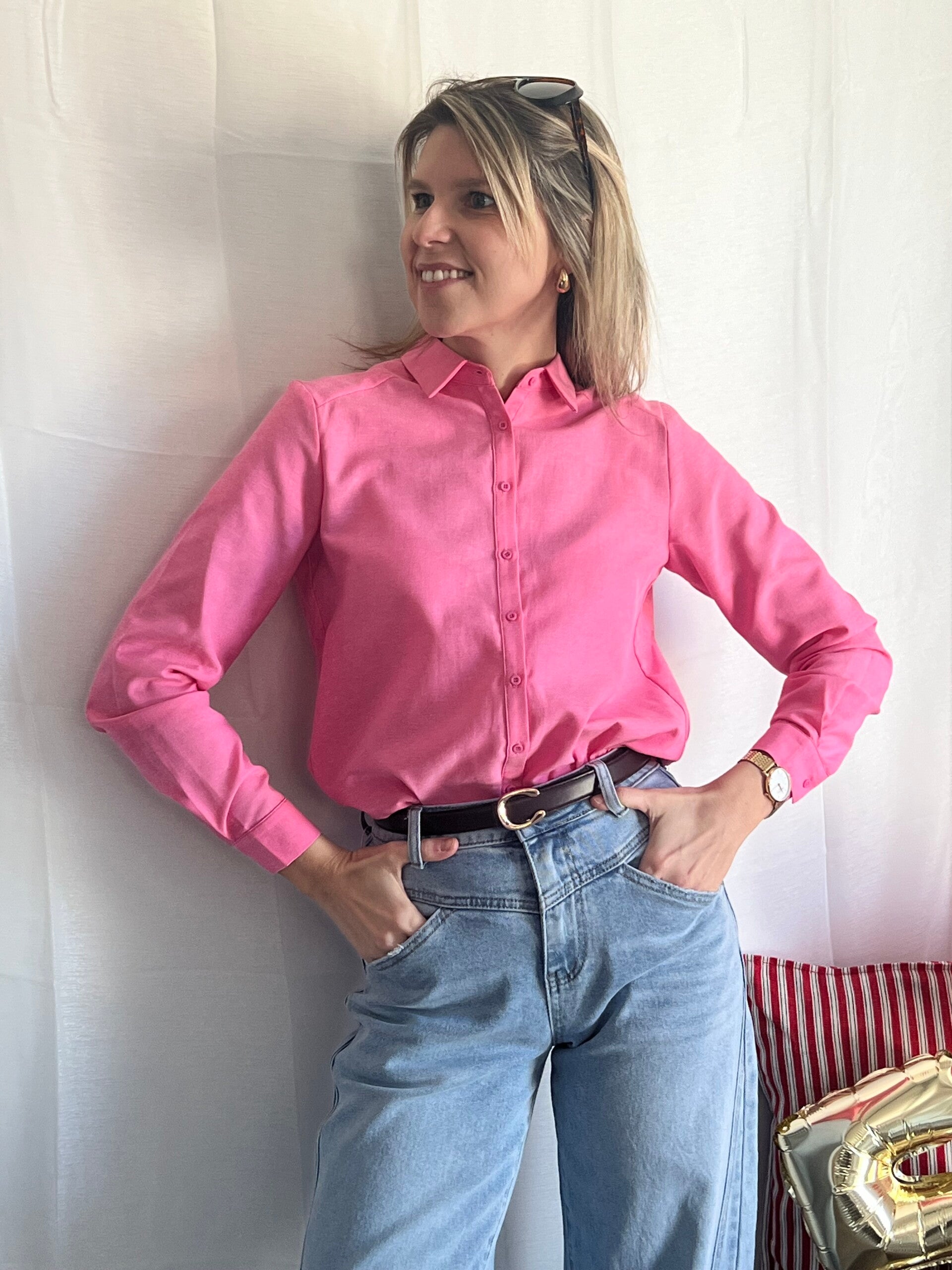 Perla - Pink Blouse