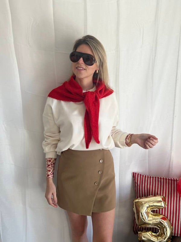 Milou - Red Triangle Scarf
