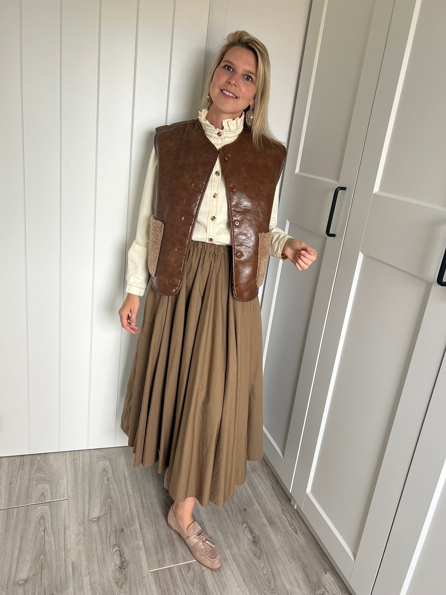 Colette - Teddy Bodywarmer Reversible