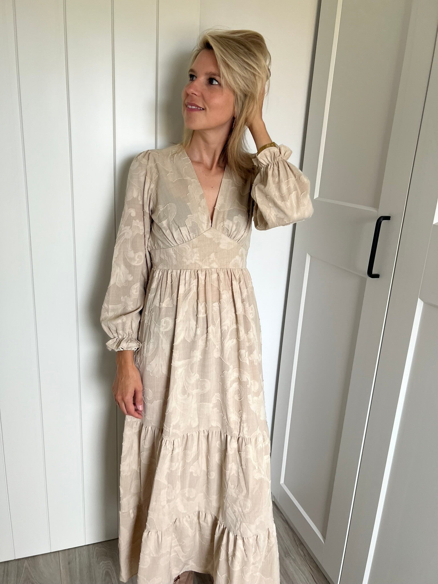 Nola - Beige Long Dress