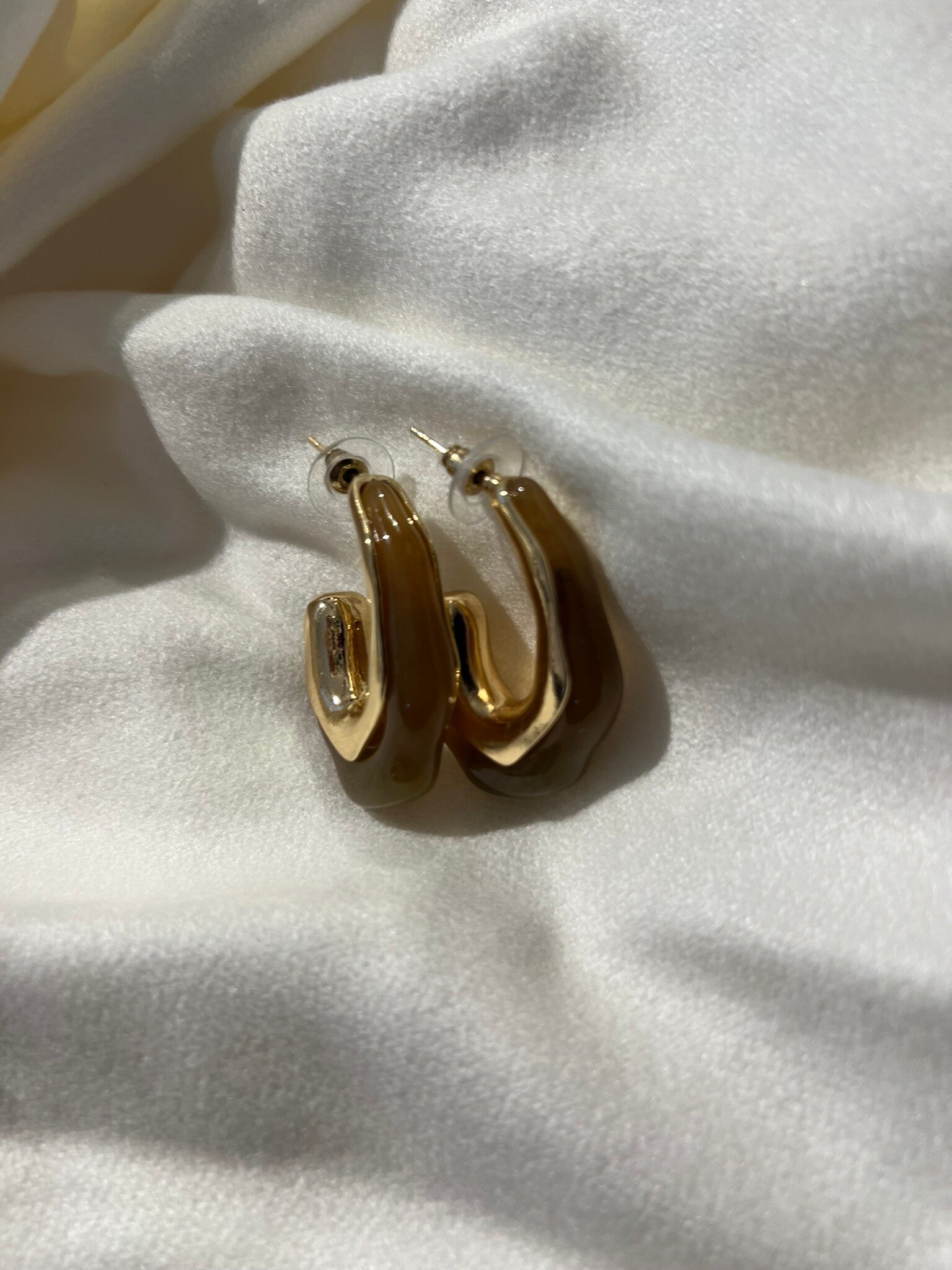 Earcandy - Brown Hoops