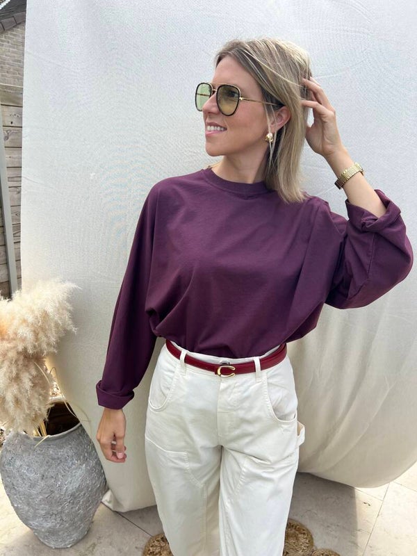 Cecile - Bordeaux Longsleeve