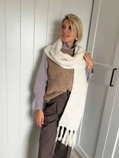 Scarf - Ecru