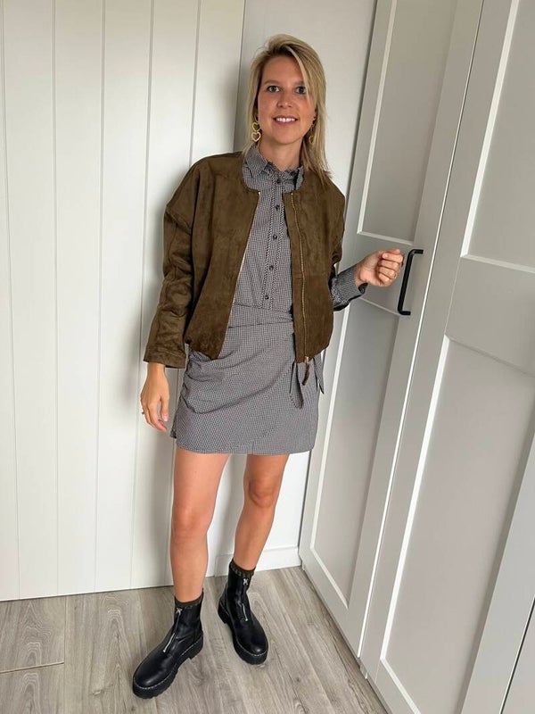 Jude - Kaki Suède Jacket