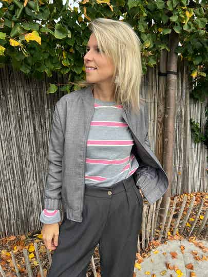 Céléna - Gray Jacket
