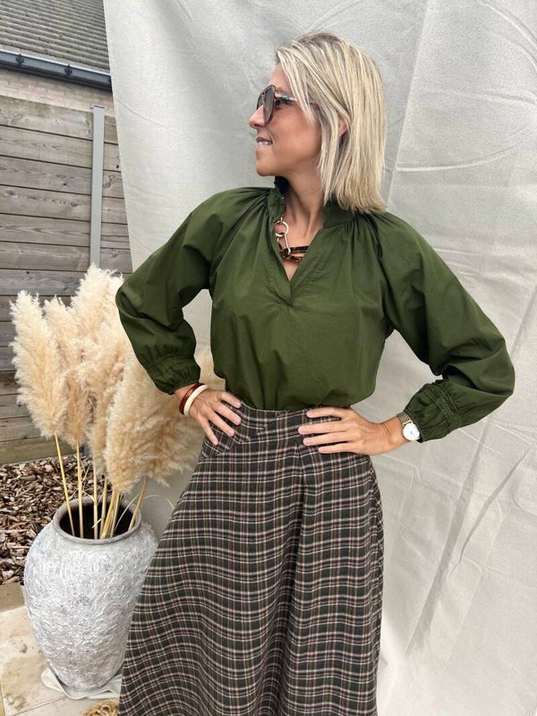 Ellis - Green Blouse
