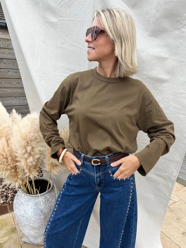 Harper - Khaki Longsleeve