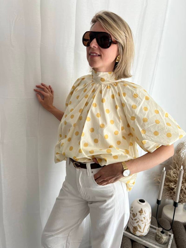 Josefina - Yellow Blouse Dots