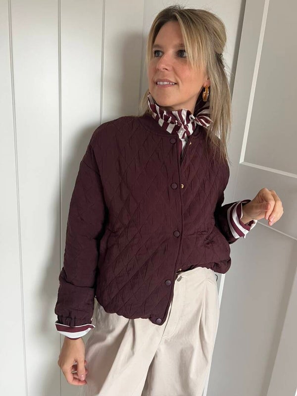 Mégane - Burgundy Jacket