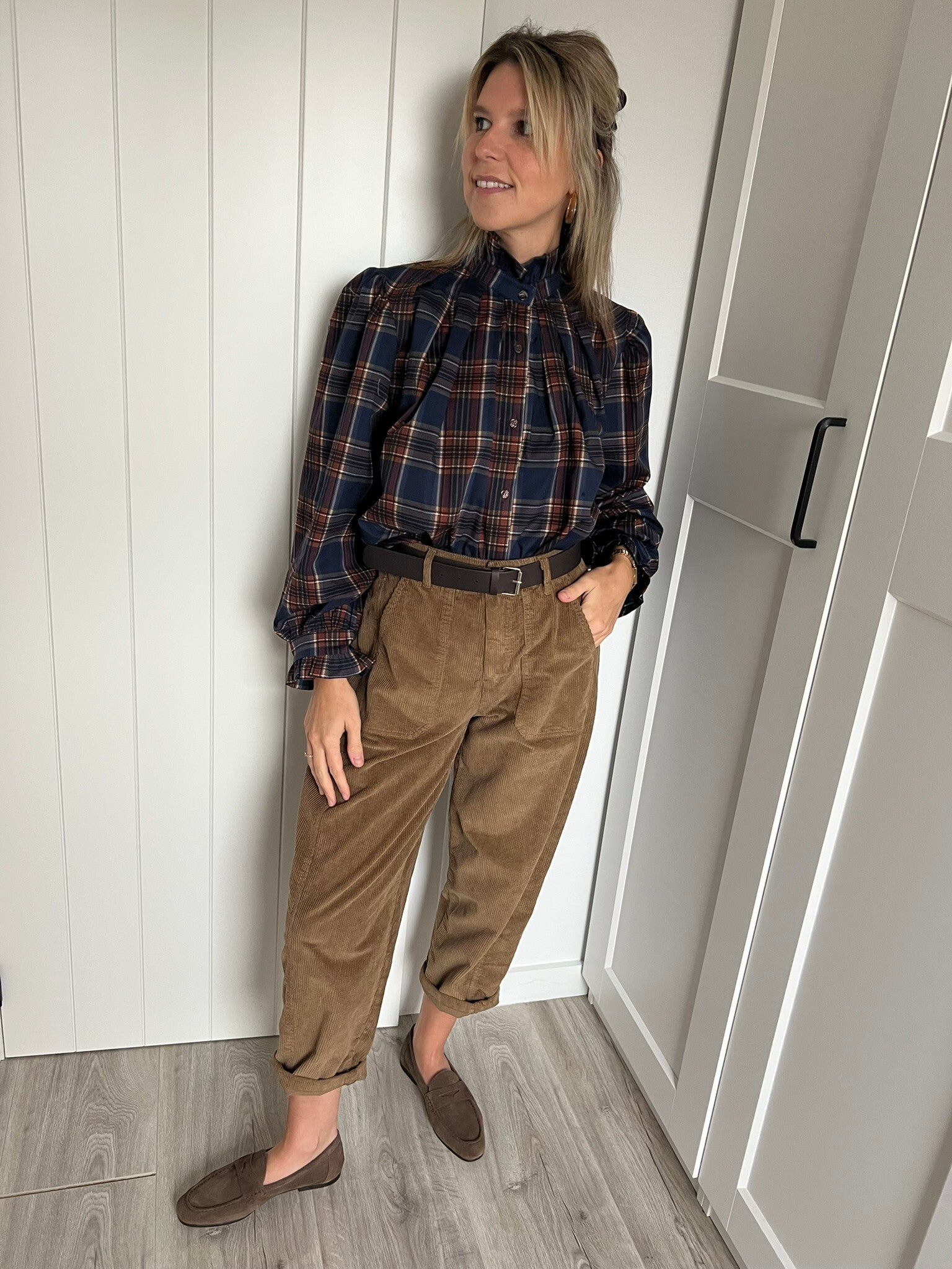 Adèle - Camel Pants Corduroy