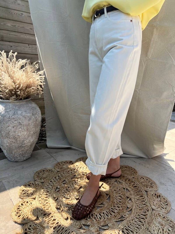 Maeve - White Balloon Denim