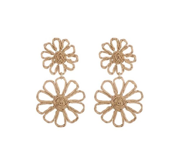 Oorbellen Yuna - Beige