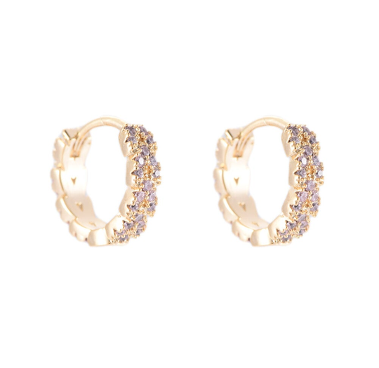 Oorbellen Imani - Lichtroze