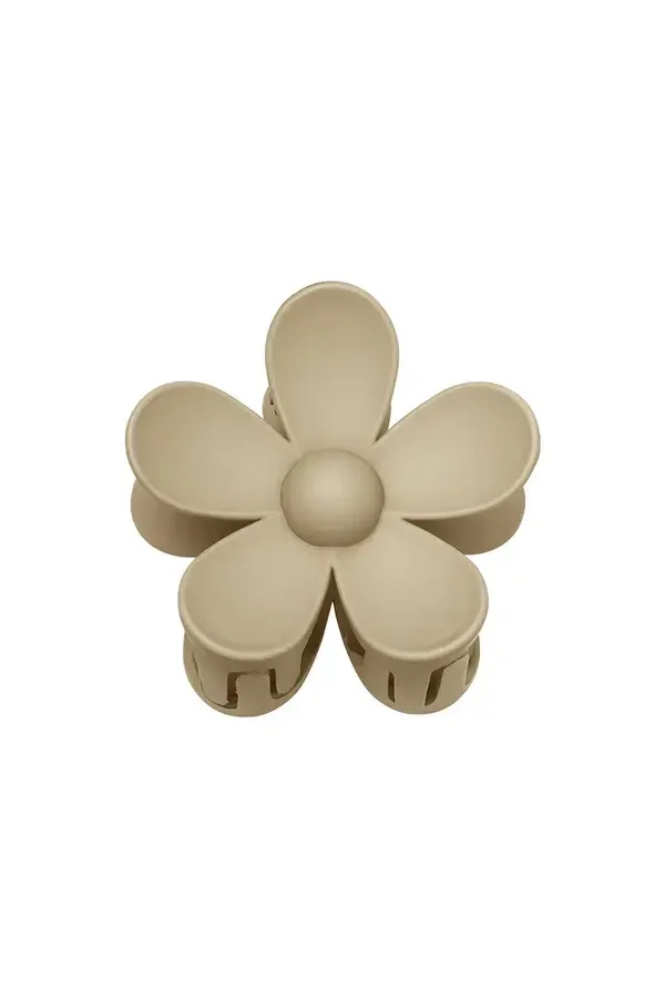 Haarclip Bloem - Beige