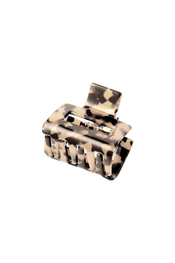 Haarclip Leopard klein - Beige