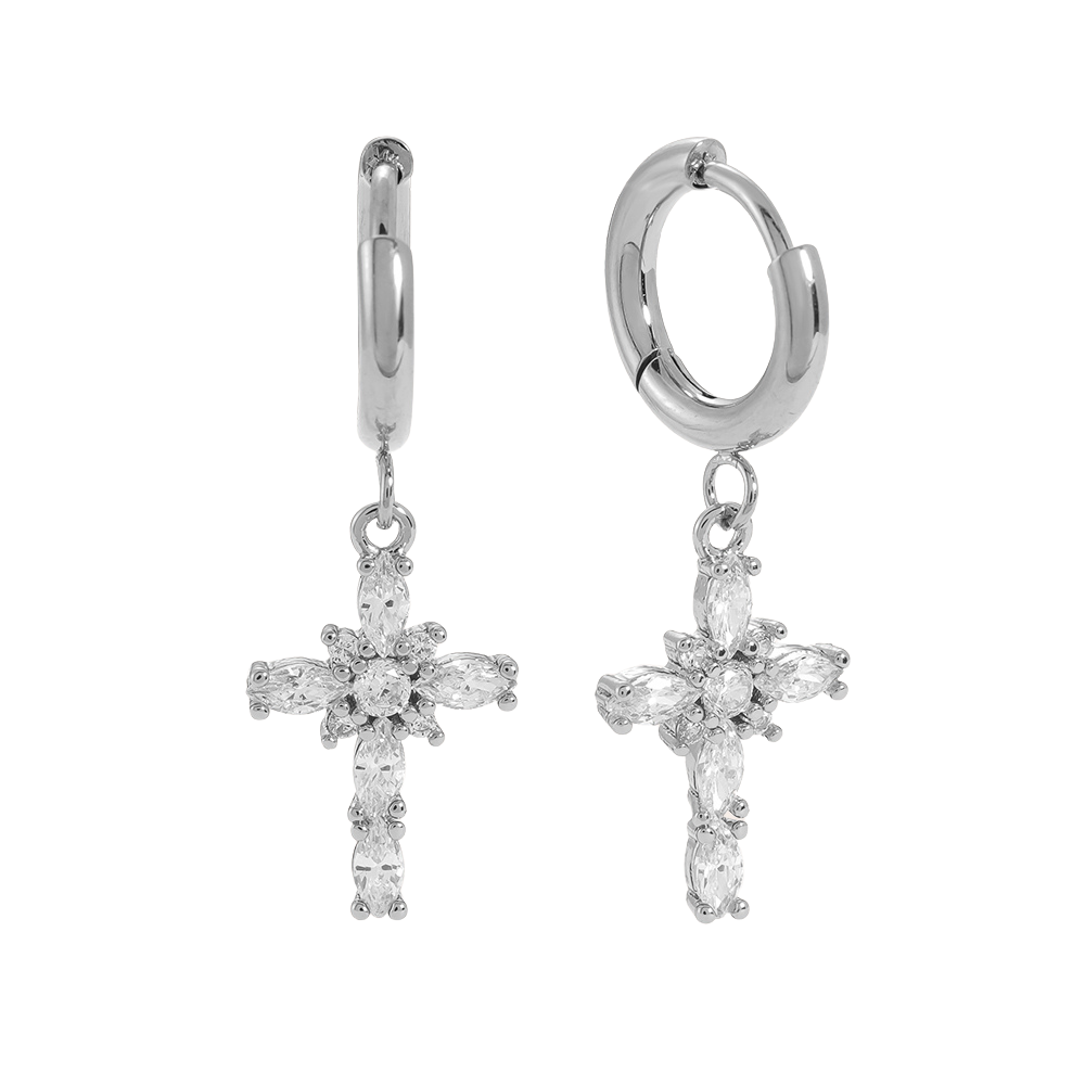 Oorbellen Hazel - Zilver